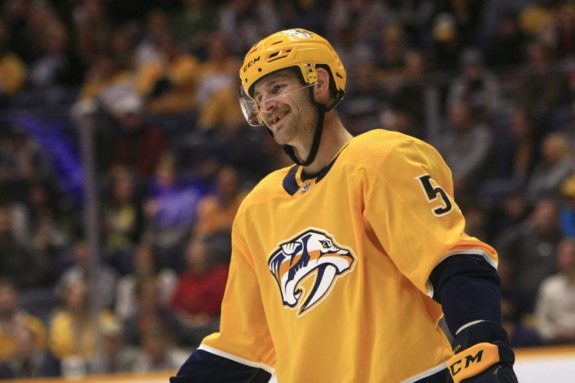 Nashville Predators winger Austin Watson