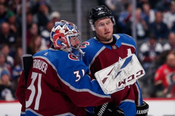 Colorado Avalanche Philipp Grubauer Erik Johnson