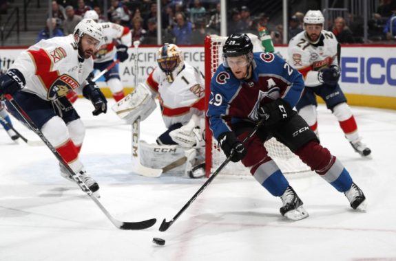 Nathan MacKinnon, Keith Yandle, Roberto Luongo