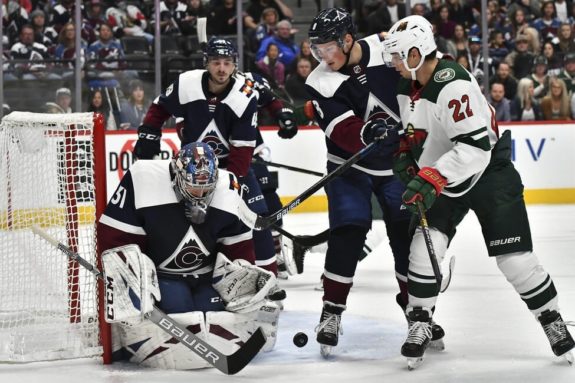 Colorado Avalanche Philipp Grubauer Minnesota Wild Kevin Fiala