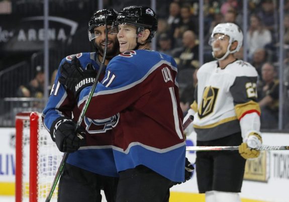 Colorado Avalanche Pierre-Edouard Bellemare Matt Calvert