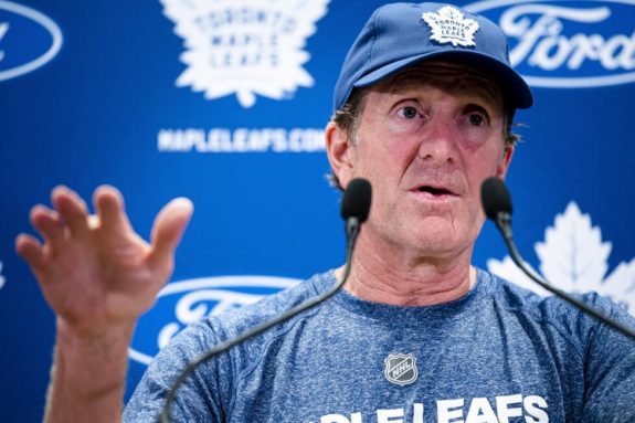 Toronto Maple Leafs head coach Mike Babcock