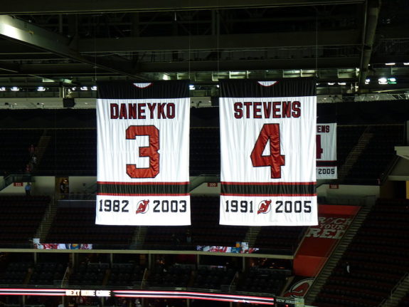 New Jersey Devils The New Old Devils in the Rafters