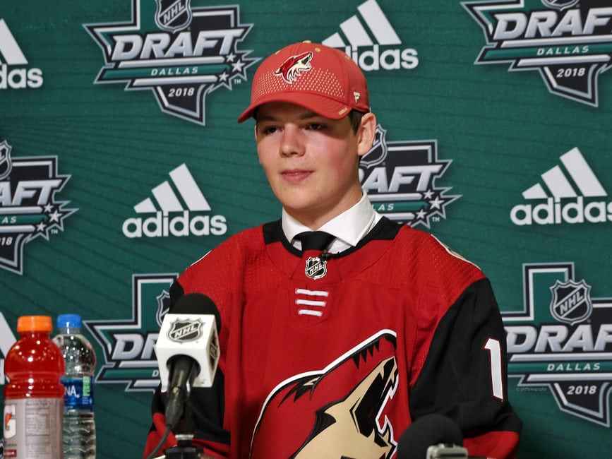 Arizona Coyotes reveal Kachina jersey, draft Barrett Hayton