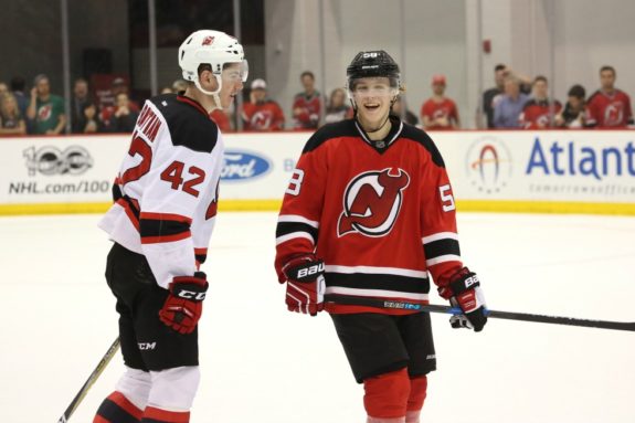 Nathan Bastian, Jesper Boqvist, New Jersey Devils