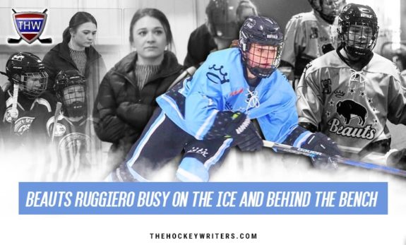 Beauts Ruggiero Busy On the Ice and Behind the Bench