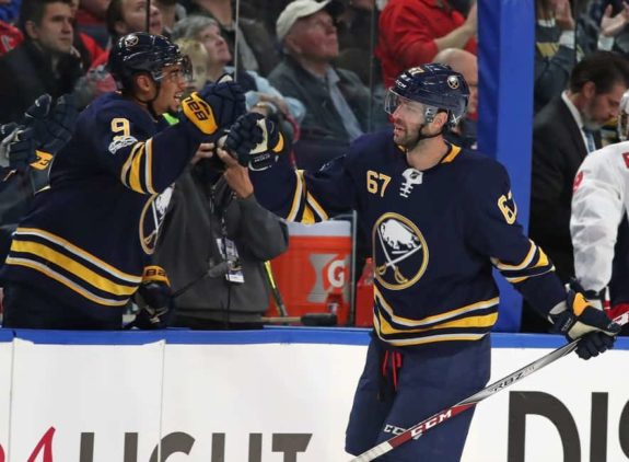 Buffalo Sabres left wing Benoit Pouliot