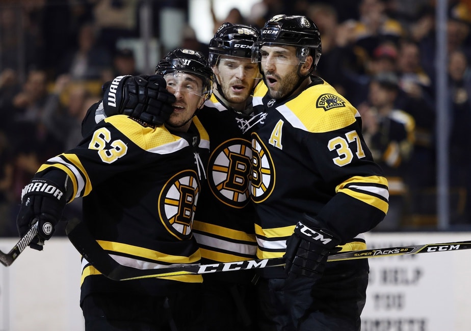 Boston Bruins  Breaking Down Bergeron's HomeOpening Hat Trick