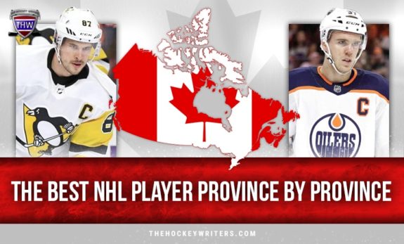 The Best Current NHL Player Province by Province Connor McDavid and Sidney Crosby Canada