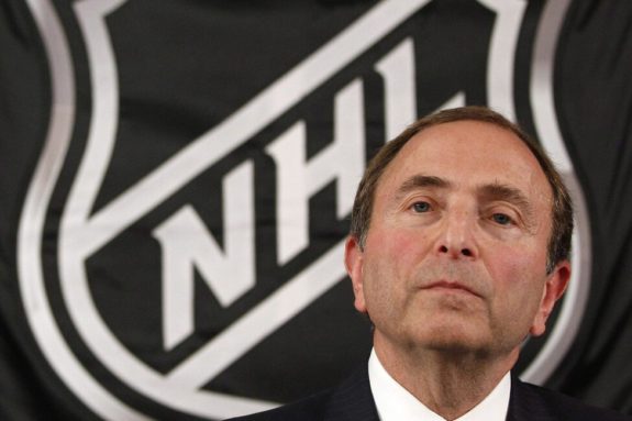 NHL commissioner Gary Bettman