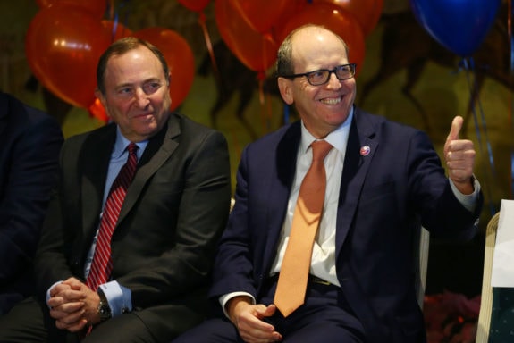 Owner New York Islanders, Jon Ledecky Gary Bettman