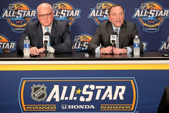 Bill Daly Gary Bettman 2018