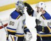 Blues Defence Beats Sharks in Game 2 to Tie Series