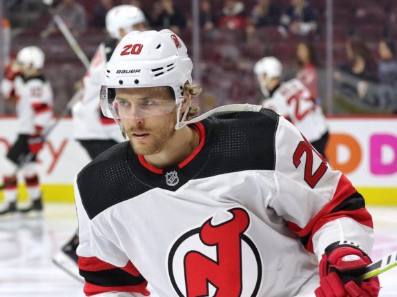 Blake Coleman #20, New Jersey Devils