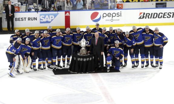 St. Louis Blues Clarence S. Campbell Bowl Bill Daly