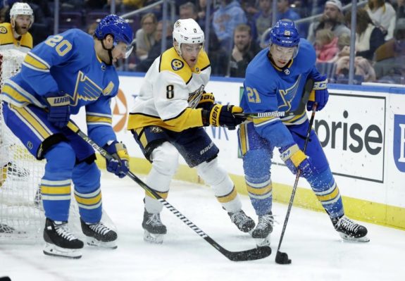 St. Louis Blues Pounce on Nashville Predators for Fifth Straight Win