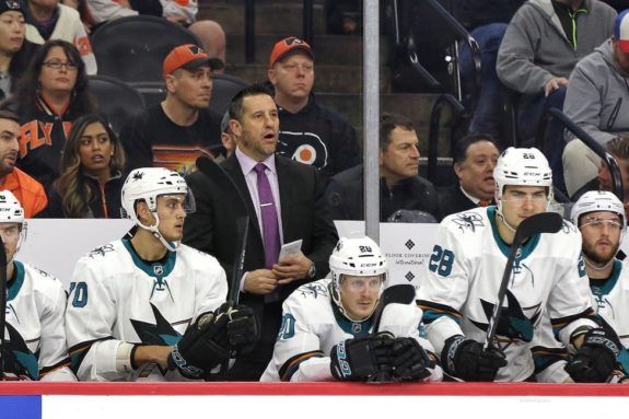 Bob Boughner of the San Jose Sharks