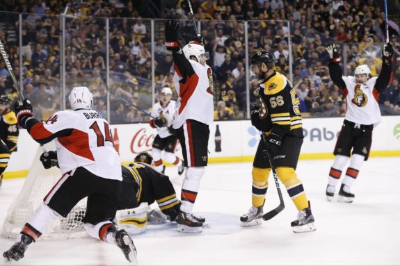 Tuukka Rask, Bobby Ryan, Boston Bruins