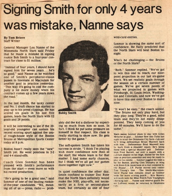 Bobby Smith Interview with the North Stars and Canadiens Forward