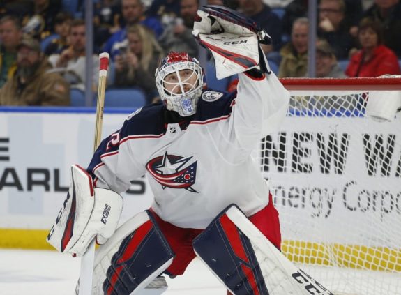 Columbus Blue Jackets goalie Sergei Bobrovsky