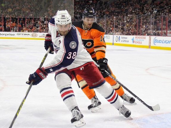 columbus blue jackets forward boone jenner