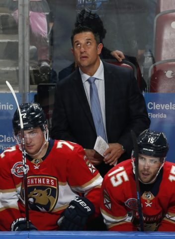 Florida Panthers former head coach Bob Boughner