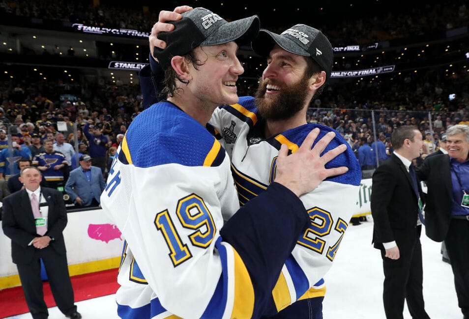 Bouwmeester and Blues' greybeards finally lift Stanley Cup