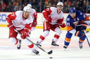 Richards scored the game-tying goal against his former team to help lead Detroit to the OT victory (Brad Penner-USA TODAY Sports)