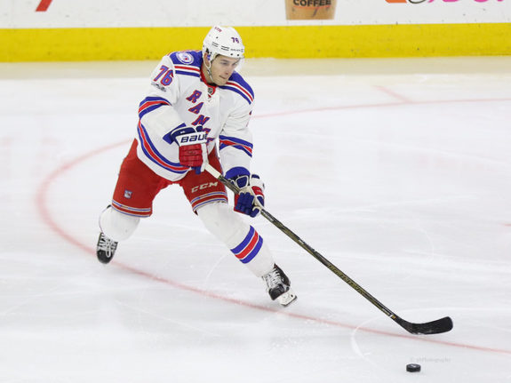 New York Rangers defenseman Brady Skjei