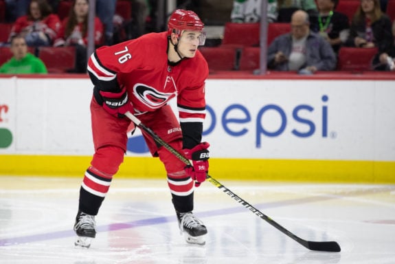 Brady Skjei Carolina Hurricanes