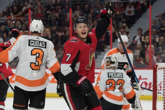 Ottawa Senators left wing Brady Tkachuk