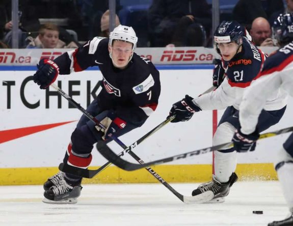 Brady Tkachuk USA Adam Ruzicka Slovakia