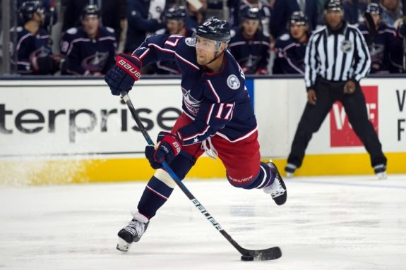 Blue Jackets center Brandon Dubinsky