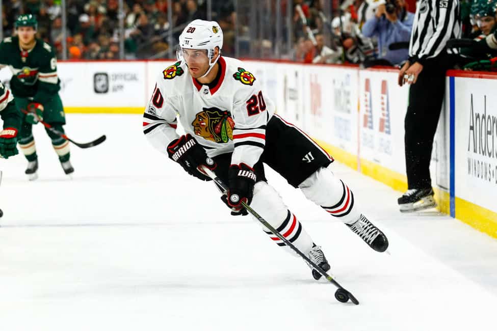 Chicago Blackhawks left wing Brandon Saad