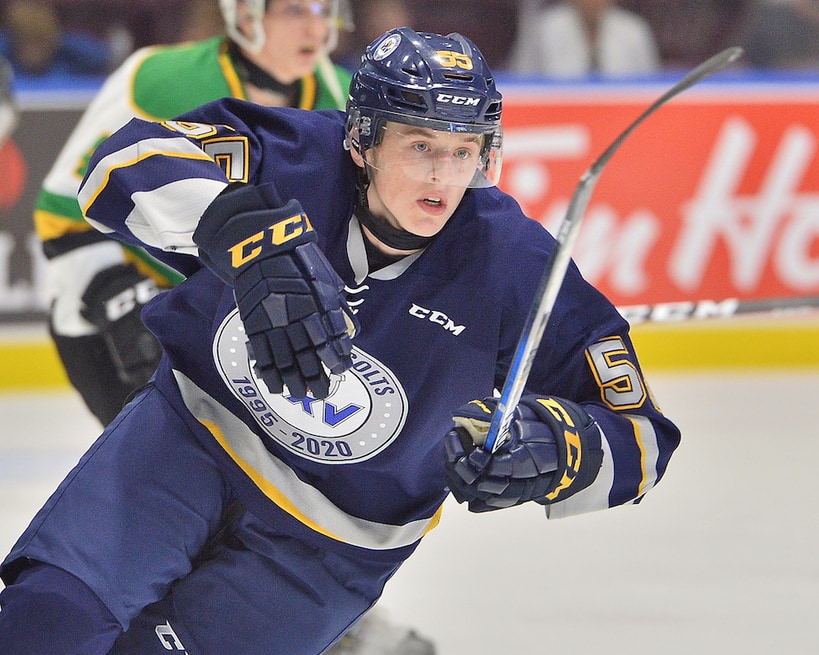 Giancarlo Chanton of the Niagara IceDogs. Photo by Terry Wilson