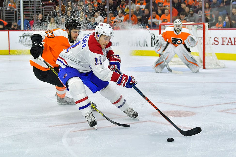 Canadiens right wing Brendan Gallagher