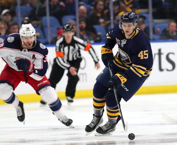 Sabres defenseman Brendan Guhle