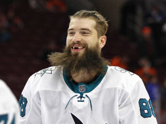 Brent Burns of the San Jose Sharks.