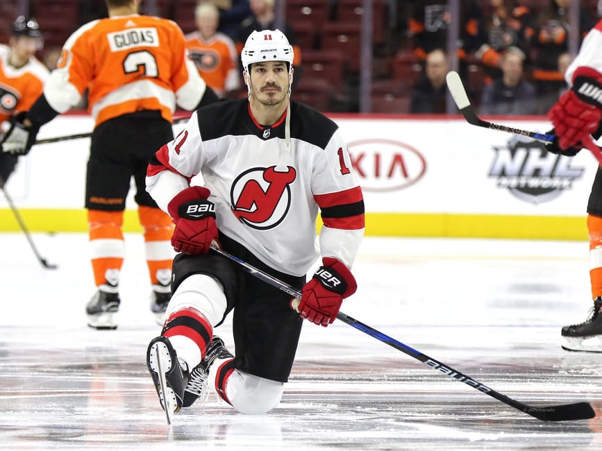 Cancer survivor Brian Boyle has hat trick for New Jersey Devils on