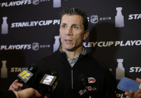 Carolina Hurricanes coach Rod Brind'Amour