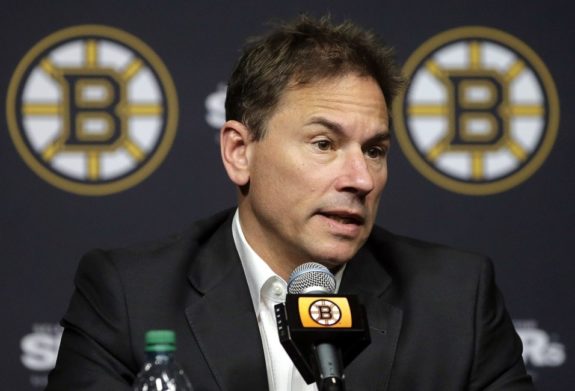 Boston Bruins head coach Bruce Cassidy