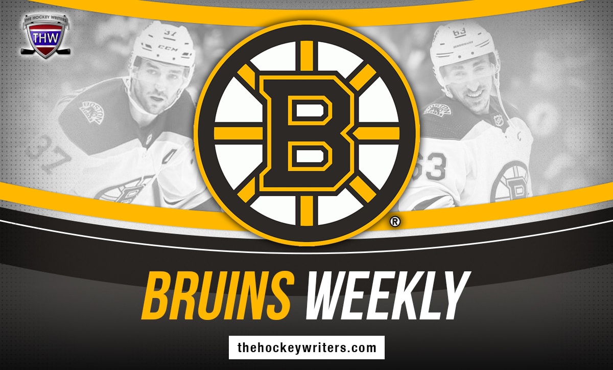 Boston Bruins Weekly Patrice Bergeron Brad Marchand