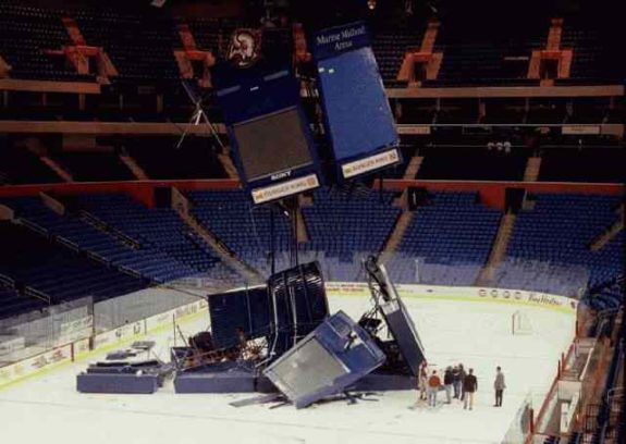 Buffalo Sabres Jumbotron Marine Midland 1996