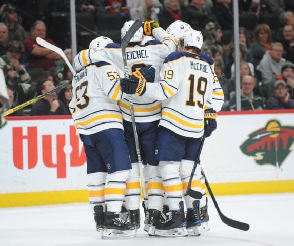 Buffalo Sabres celebrate