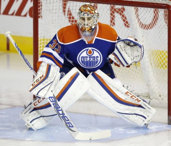 Cam Talbot Edmonton Oilers Calgary Flames goalie David Rittich starter playoffs