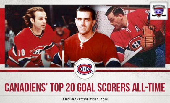 Canadiens' Top 20 Goal Scorers All-Time