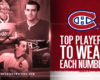 Greatest Montreal Canadien to Wear Each Jersey Number