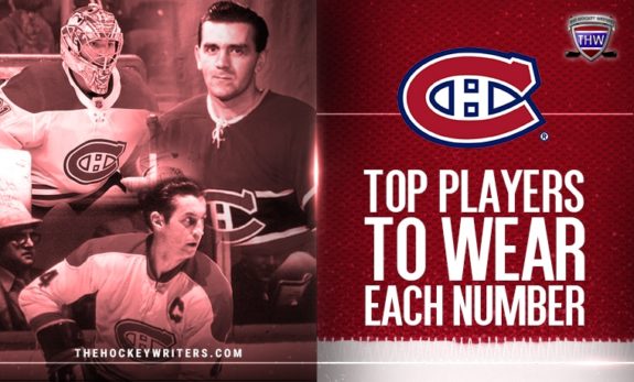 canadiens jersey numbers