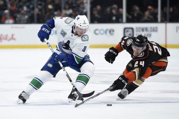 Anaheim Ducks Carter Rowney Vancouver Canucks J.T. Miller-Dallas Stars Game Day: 3/26/22 vs Vancouver Canucks