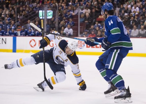 Vancouver Canucks Erik Gudbranson Buffalo Sabres Kyle Okposo